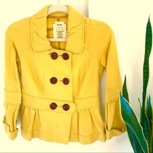 Anthropologie Allihop Button Up Sweatshirt